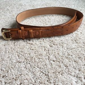 Men's Ferrini Ostrich belt size 38